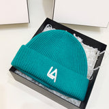 Dogers Winter Hat Fashion Letters Woolen Cap Female Autumn and Winter Leisure