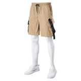 Mens Cargo Shorts Men's Workwear Shorts Cropped Pants Multi-Pocket Cargo Pants