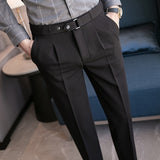Men Trousers Slim Casual Pants