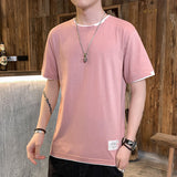 Men Short Sleeve T-Shirt plus Size Short Sleeve T-shirt Loose T-shirt