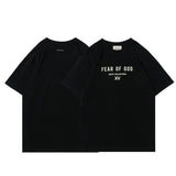 Fog T Shirt Spring/Summer Pullover Men's and Women's Same Style Short Sleeve Fear Of God