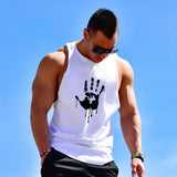 Man Tanks Men's round Neck Vest Summer Cotton