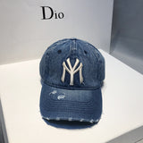 La 59fifty Hats Letter Baseball Cap Female Cowboy Hat Soft Peaked Cap