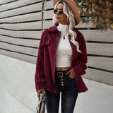 Beth Dutton Outfits Suede Coat Winter Long-Sleeved