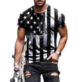 Tactics Style T Shirt for Men Summer round Neck Print T-shirt