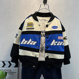 Toddler Boys Jackets Boy's Autumn Coat Children's Baseball Uniform