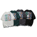 Men T Shirt Summer Casual Tops Men's Clothes Summer Wear Vintage Men's round Neck Short Sleeve Casual Loose Letter Printed T-shirt