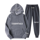 Fear Of God Fog Essentials Hoodie & Sweatpant 2 Piece Set For Men And Women