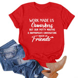 Friends Joey T Shirt Loose Short Sleeve plus Size T-shirt