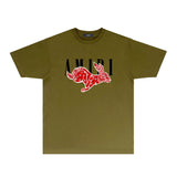 Amiri T Shirt Short Sleeve T-shirt Blouse Summer