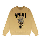 Amiri Sweatshirt Amiri Crew Sweatshirts Crew Neck Sweater