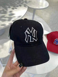 Yankees Baseball Cap Men's and Women's Soft Top LA Men's and Women's Peaked Cap