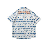 2022 Summer Man Outfits Stripes Shirt/T-shirt