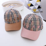 Vintage Check Baseball Cap Plaid
