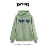 Thrasher Hoodie Autumn and Winter Flame Sweater