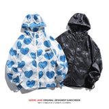 Men Sun Protection Clothing Men's Summer Thin Anti-UV Coat Couple