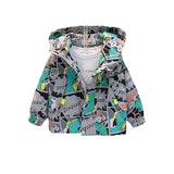 Toddler Boys Jackets Boys' Dinosaur Coat Cartoon Hooded