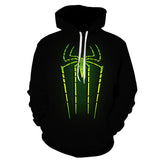 Men Spider Hoodie Marvel Series Sweater 3D Printing Autumn and Winter
