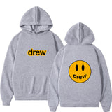 Drippy Hoodies Smiley Face Drew Biber Same Style Sweatershirt