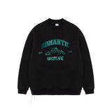 Diana Harvard Sweatshirt Polar Fleece Snow Mountain Letter Chameleon Printed Sweater