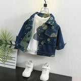 Toddler Boys Jackets Boys' Denim Jacket Spring and Autumn Clothing Children