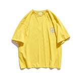 Couple's Reflective Short-Sleeved T-shirt Men's Summer Half Sleeve Couple's Tops Casual T-shirt Internet Celebrity Trendy T