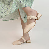 Nude Pumps Block Heel