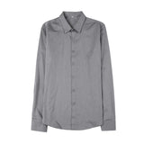 Men's Shirts Embroidered Textured Shirt