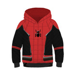 Men Spider Hoodie Spider-Man Anime 3D Sweater for Children