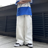 Harajuku Clothing Men Classic Retro Pants Straight Leg Pant Summer Cargo Pants Men and Women Casual Loose Wide Leg Pants Trousers