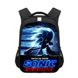 Shadow Backpack Sonic Cartoon Backpack Schoolbag Reflective Stripe Primary and Secondary School Students Burden Alleviation Backpack