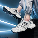 Off White Shoes Sneaks Men's Summer Breathable Trendy Shoes Sneakers Casual White Shoes