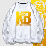 In Memory of Kobe T Shirt Men's Autumn Oversized Loose Coat Clothes