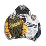 Varsity Jacket For Men Baseball Jackets Letter Loose Unisex Jacket