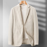 Men Linen Suits Summer Linen Suit Jacket