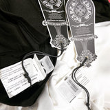 CHH Chrome Heart T Shirt Spring/Summer Red Sanskrit Letter Printed round Neck Short Sleeve T-shirt for Men and Women