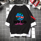 Juice WRLD T Shirt Fashion Summer Loose Casual plus Size 5-Point Sleeve
