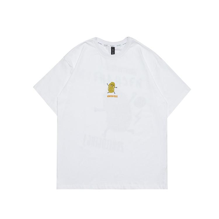 Men T Shirt Summer Casual Tops Men's Clothes Summer Wear Vintage Men's round Neck Short Sleeve American Casual Cartoon