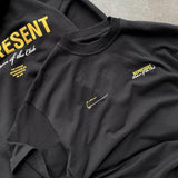 Present T Shirt Limited Slogan Print Loose Couple