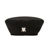 Yankee and Dogers Baseball Cap Winter Hat Autumn and Winter New Style Beret Embroidery Painter Cap