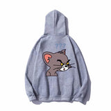 Tom and Jerry Hoodie Fall/Winter Cartoon Velvet Hooded Sweater Suit