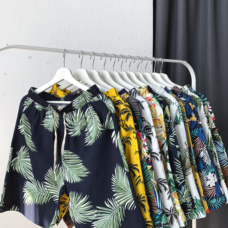 Men Shorts Loose plus Size Beach Pants