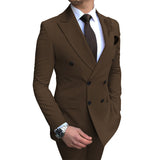 Double Brewed Seersucker Suit Suit Men's Slim Dress
