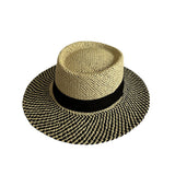 Straw Hat Summer Retro Flat Top Hat