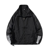 Varsity Jacket Summer Stand Collar Coat