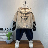 Toddler Boys Sweater Boy's Hoody Spring and Autumn Clothes Children Fake Two Pieces