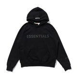 Fog Tops High Street Fashion Brand Double Line Chest Letter High Street Hooded Hoodie Fear Of God