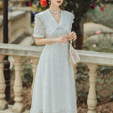Women's cottagecore Dress Women's Summer Dress
