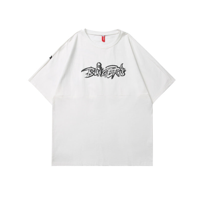 2022 Summer Man Outfits Printed Short Sleeve