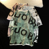 Men's T-Shirt Summer Men's Short Sleeve Loose Casual Print T-shirt